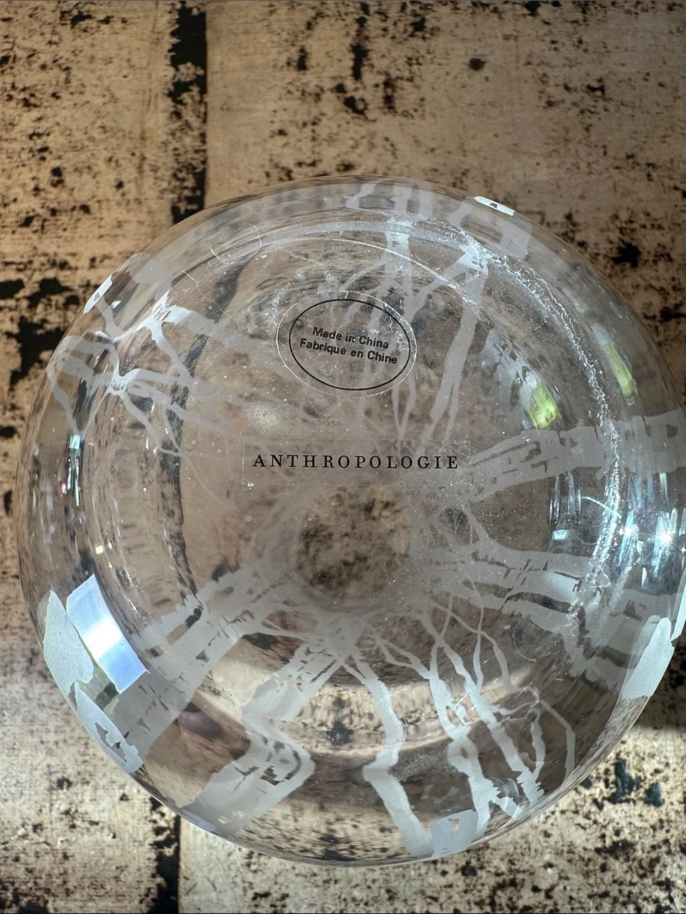 Anthropologie delicate clear
